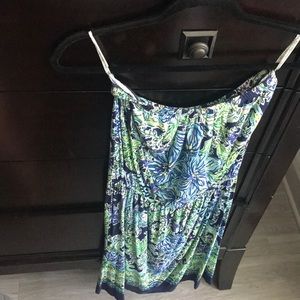 Lilly Pulitzer strapless dress